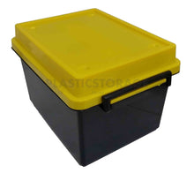 Load image into Gallery viewer, 18L Storage Box Black &amp; Yellow
